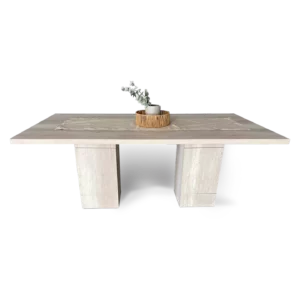 mesa malta moderna y elegante con 2 patas con area de almacenamiento abugar sillones