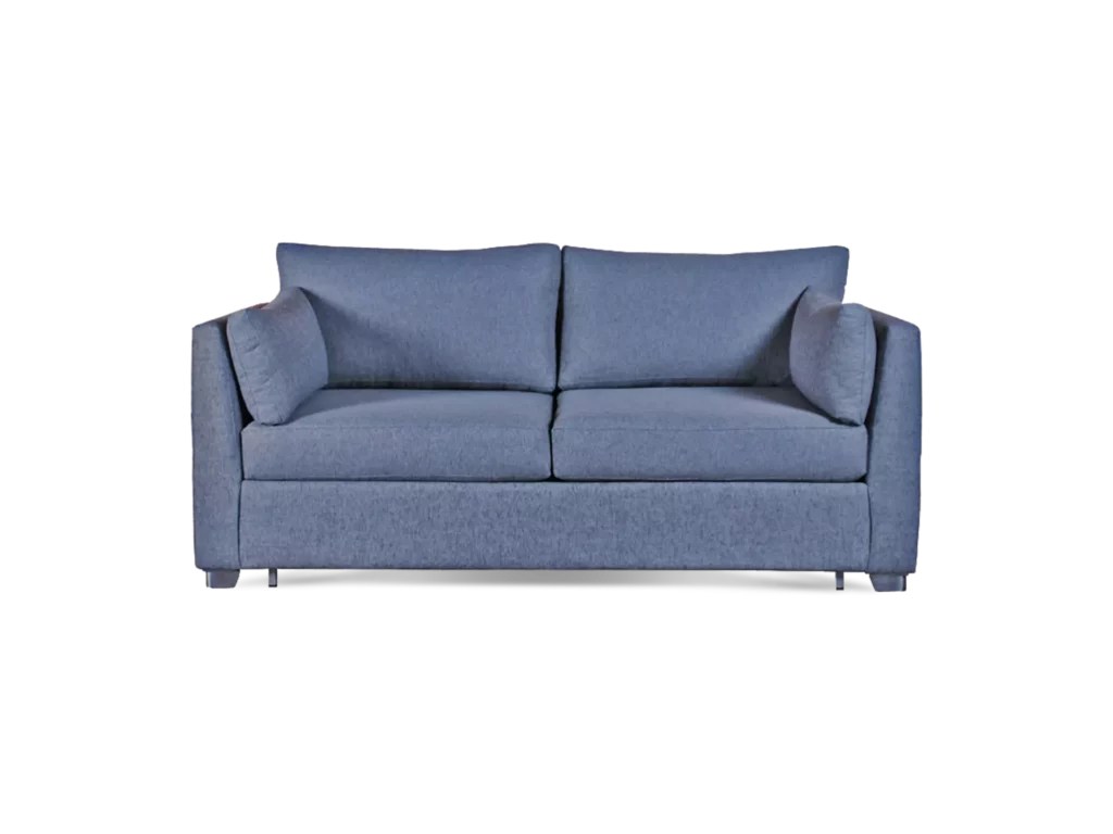 sofa cama marite abugar con colchon y mecanismo en un sofa de 3 cuerpos de linea clasica
