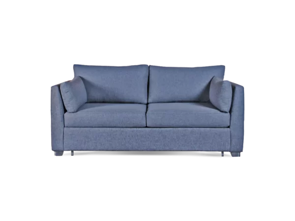 sofa cama marite abugar con colchon y mecanismo en un sofa de 3 cuerpos de linea clasica