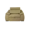 sillon olympo individual abugar con asientos extensibles y apoya cabezas de 7 posiciones con luces led personalizables y parlantes bluetooth