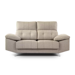 sofa victoriano 2 cuerpos 2 modulos con asientos extensibles con apoya cabeza de 5 posiciones y baulera