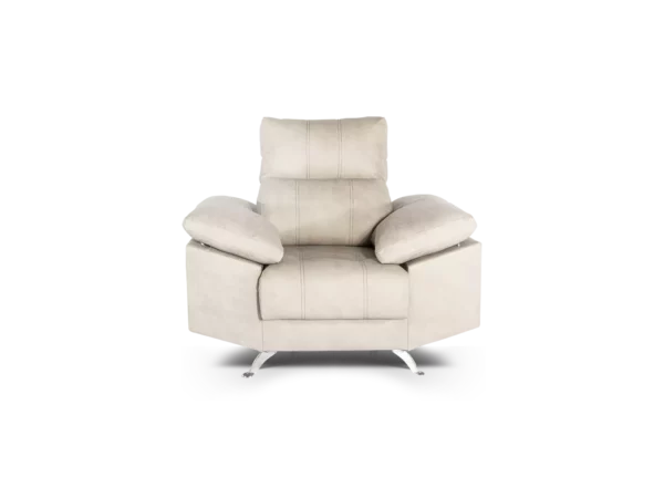 sillon victoriano individual abugar con asientos extensibles y apoya cabeza de 5 posiciones