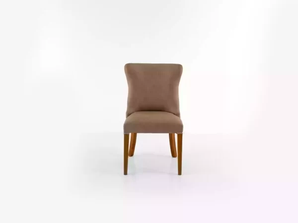 silla qatar color beige vista de frente sillones abugar