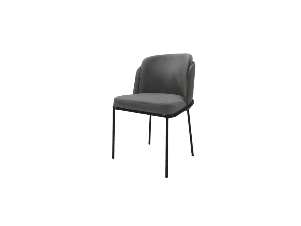 silla rose abugar moderna y delicada ideal para el hogar o el espacio de trabajo vista tres cuartos de frente