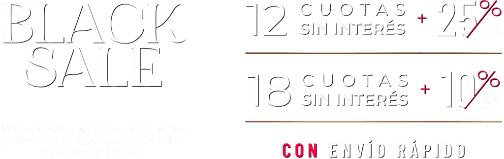 banner con promos de 12 y 18 cuotas sin interes para el black sale de abugar
